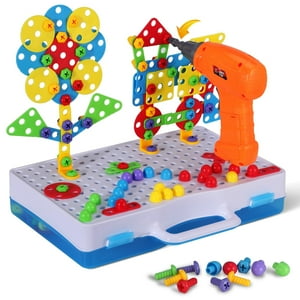 Juguete De Construcción Supstem Stem Con Destornillador Perforador De Más De 3 Años