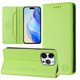 thumbnail image 2 of Funda Billetera con Soporte para iPhone 16 Pro Bloqueo RFID Plegable Verde claro, 2 of 6