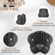 thumbnail image 3 of Uxcell 8 Paquete 1.46" x 1.46" Protectores de Esquina para Altavoces, Protector de Ángulo Recto de Plástico para Engrosar Altavoces de Gabinete Amplificador de Guitarra de Escenario, Negro, 3 of 6