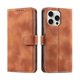 thumbnail image 3 of Funda Cartera para iPhone 14 Pro Max Tapa con Ranuras, Soporte y Correa Marrón, 3 of 5