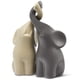 thumbnail image 1 of Set de escultura de cerámica Vaudagio Loving Par of Elephants, 1 of 7