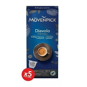 Movenpick - 50 Cápsulas Café Diavolo Espresso Forte Nespresso