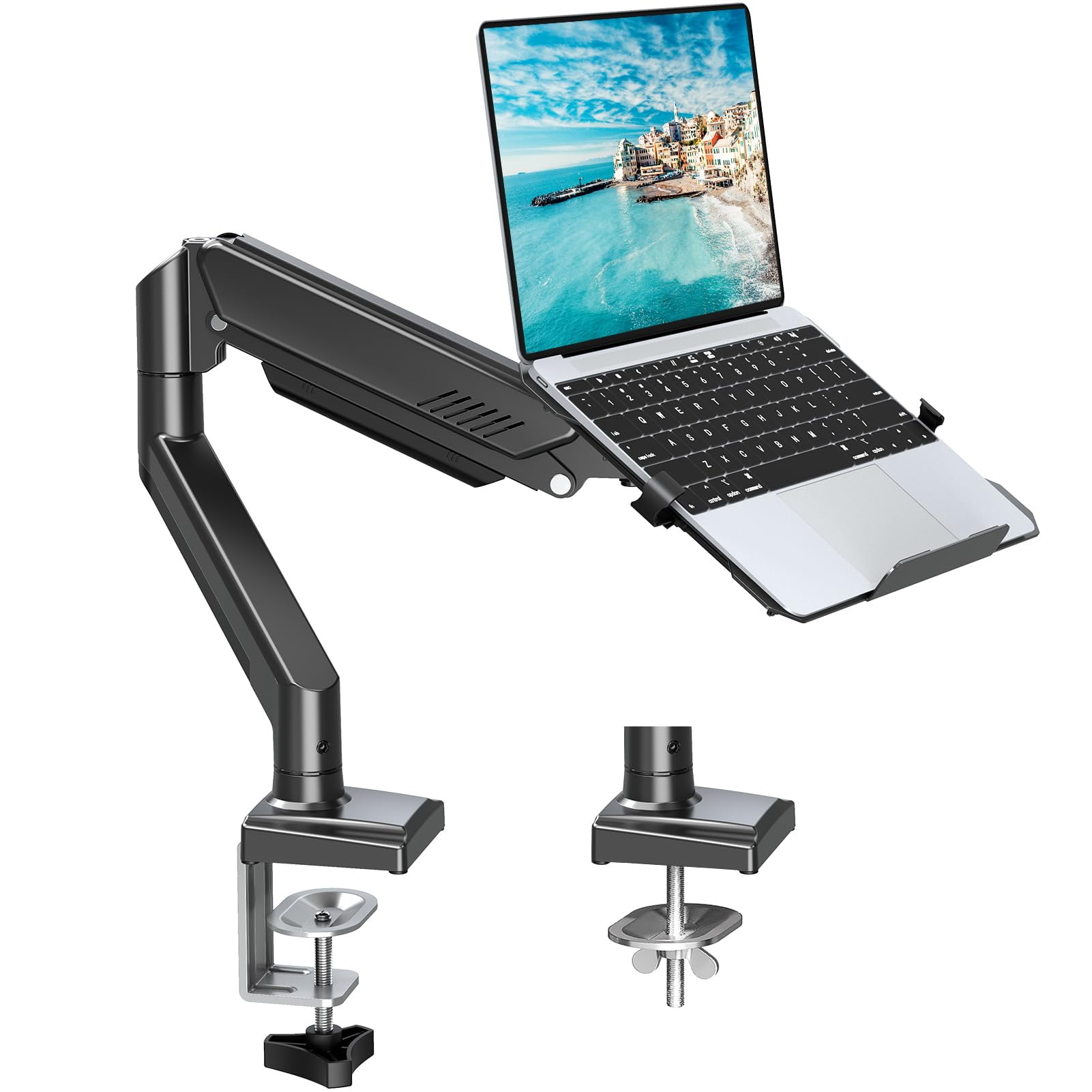 Soporte Para Portátil Mountup Soporte De Monitor 2 En 1 Para Portátiles De 17