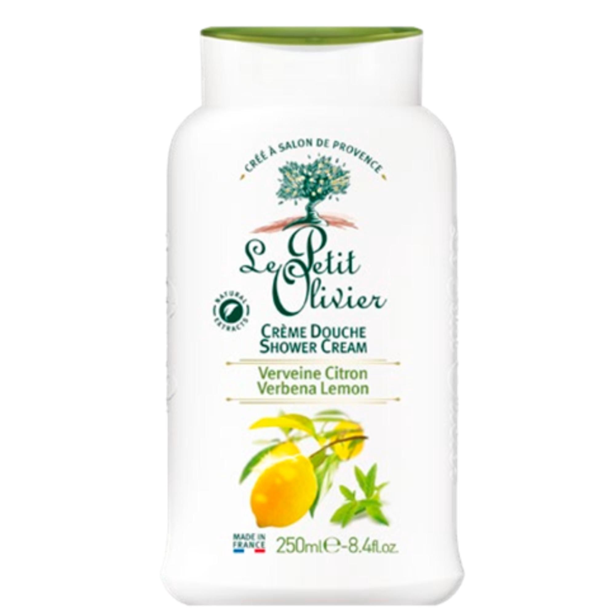 Crema de Ducha Le Petit Olivier extra suave Verbena y Limon, 250 ml