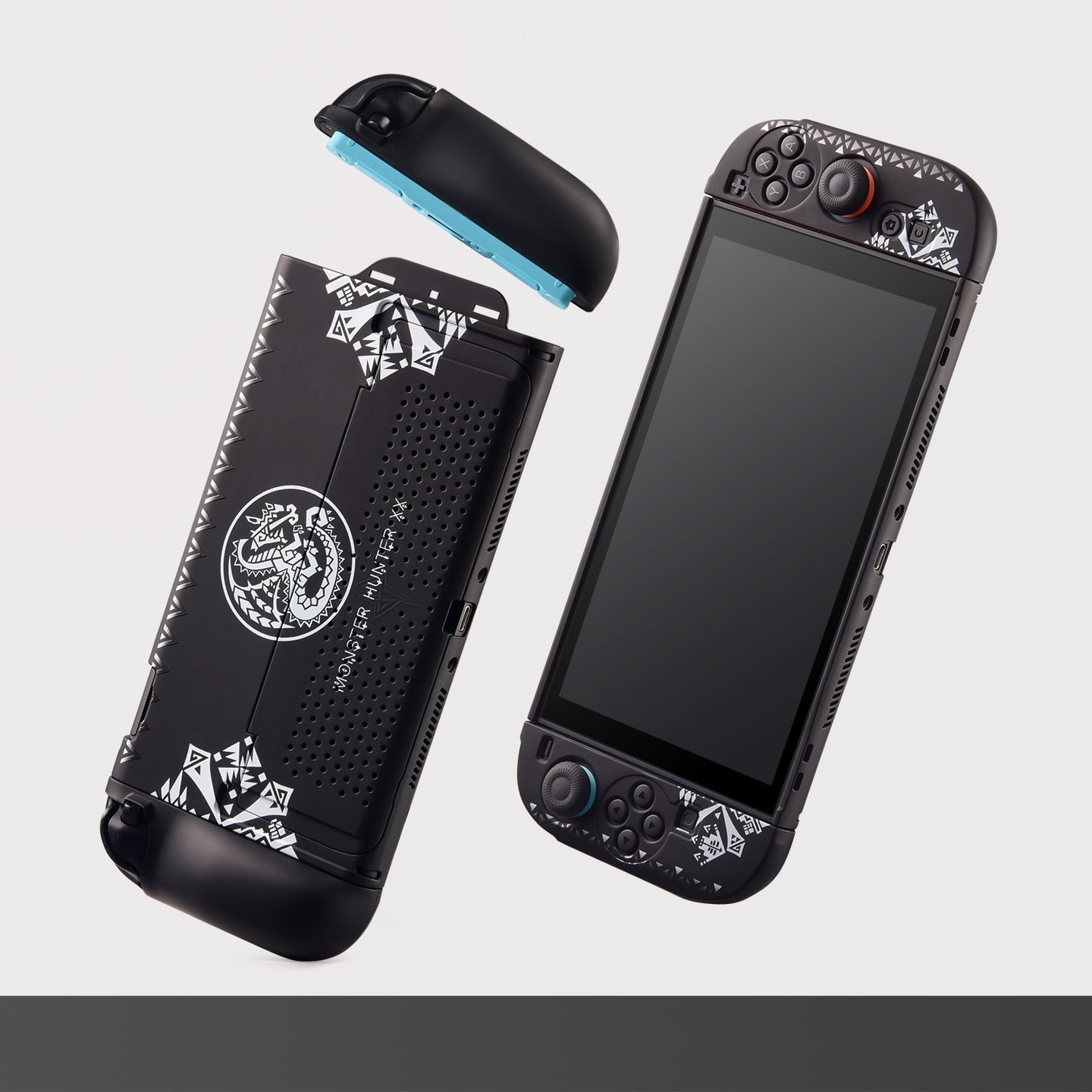 Genérico - Funda Protectora Compatible Con Nintendo Switch 2, Empuñadura De Controlador Extraíble De Silicona Con Carcasa Dura Y Soporte Para Accesorios De Consola De Juegos