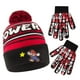 thumbnail image 1 of Set De Gorro De Invierno Y Guantes Para Niños Super Mario De 4 A 7 Años, 1 of 3