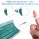 thumbnail image 4 of Mascarilla desechable protectora de 4 capas, 50 piezas, verde, 4 of 9