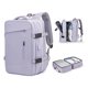 thumbnail image 1 of Mochila Viaje Cabina Avión Impermeable Viral Zapatos Usb Color Violeta 2318 Lisa, 1 of 2