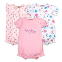 Babykids Divana - Set 3 Enteritos Abiertos - Niña 6M Rosas