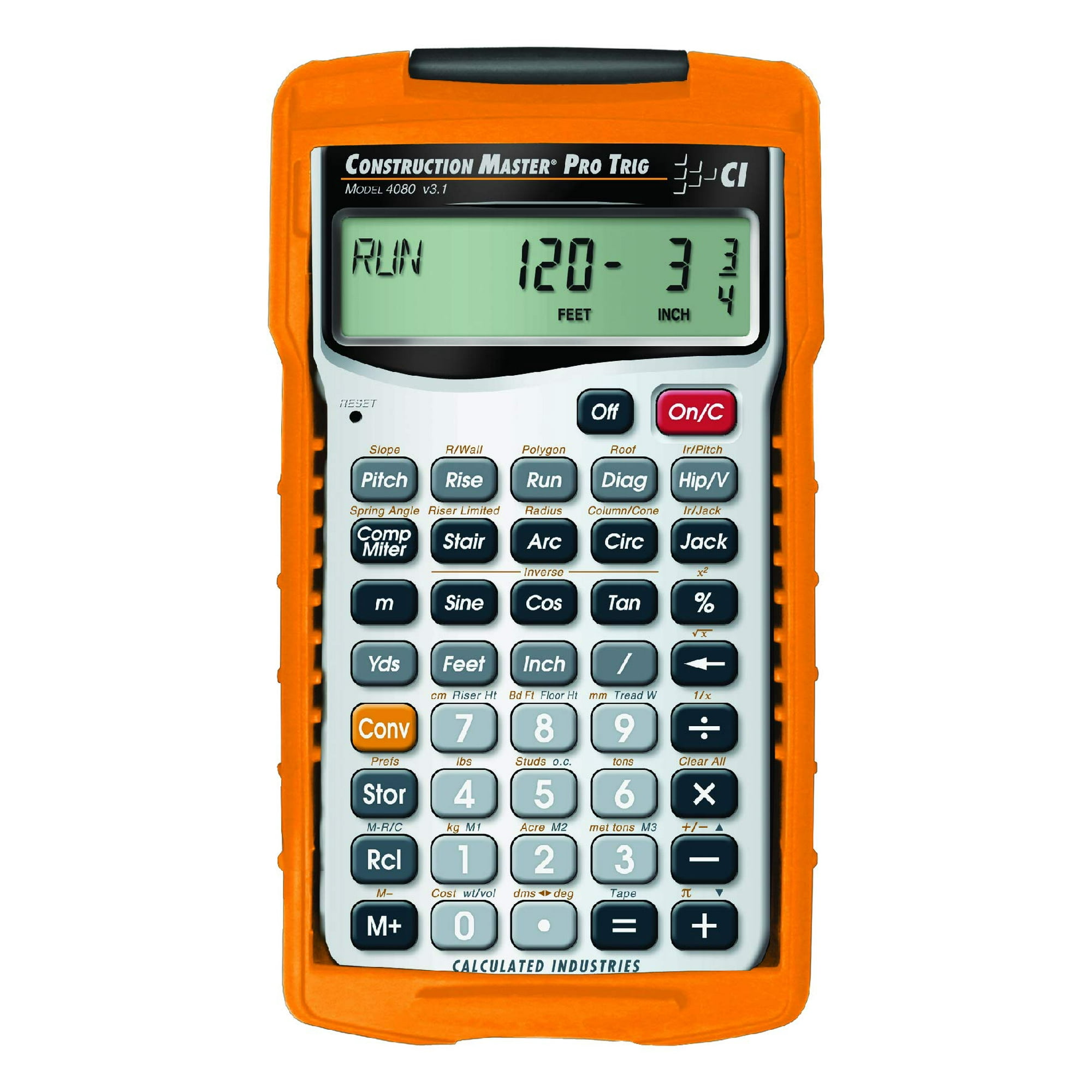Calculadora De Construcción Calculated Industries 4080 Pro Trig