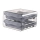 thumbnail image 2 of Cocina Frigorífico Huevera 32 Rejilla Doble Capa Tipo Cajón Apilable Gris, 2 of 5