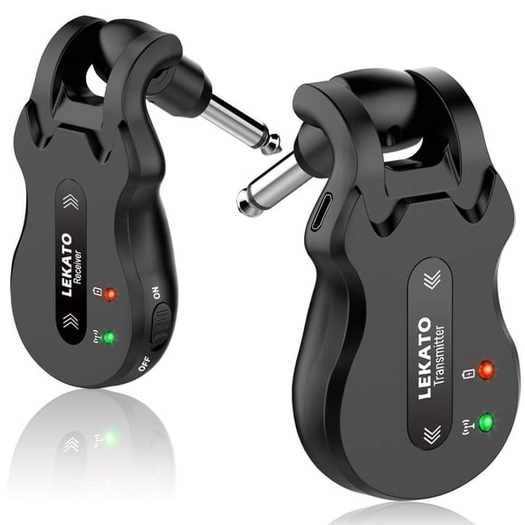 Sistema inalámbrico de guitarra LEKATO Transmisor y receptor de 5.8 GHz