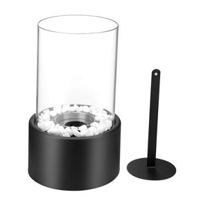 Magideal - Pozo De Fuego De Mesa Para Interiores, Mini Chimenea Chimenea Biológica Sin Ventilación De Mesa Portátil Para Exteriores