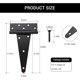 thumbnail image 2 of Bisagras T Home Master Hardware de alta resistencia, 2 of 3