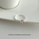 thumbnail image 1 of Adjustable CZ Ring for Women, Minimalist Elegant Trendy Jewelry, 1 of 1