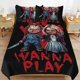 thumbnail image 1 of Bride of Chucky And Tiffany Bedding Set Duvet Cover Comfortable and Lightweight Cartoon Bedding 3 Piece Bed Set, 1 of 5