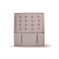 Latam Home - Respaldo Napoles Cuero Gris 1 1/2 Pza