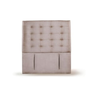 Latam Home - Respaldo Napoles Cuero Gris 1 1/2 Pza
