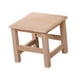 thumbnail image 1 of Taburete de madera con escalón otomano, taburete para cambiar zapatos, reposapiés pequeño para el hogar, dormitorio, sala de estar interior y exterior, 1 of 5