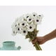 thumbnail image 5 of piezas de ramo de anémona artificial de poliuretano de tacto real para decoración del hogar (blanco), 5 of 8