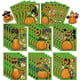 thumbnail image 1 of 16pcs, Halloween DIY Pumpkin Decoration Sticker Set, Pumpkin Horror Decoration Sticker, Vinyl Waterproof Party Decoration Sticker, Cartoon Fun Decoration Sticker, Halloween Decorations, Back To School, 1 of 3