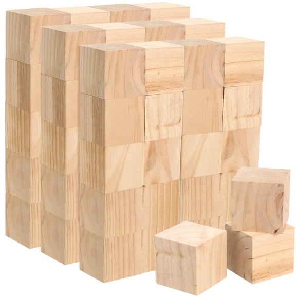 Cubos de Madera JAPCHET 5 cm Pino Natural Paquete de 60