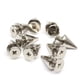 thumbnail image 1 of Juego De Pendientes 100 Juegos 10 Mm Forma De Cono En Forma De Bala Color Plateado, 1 of 8