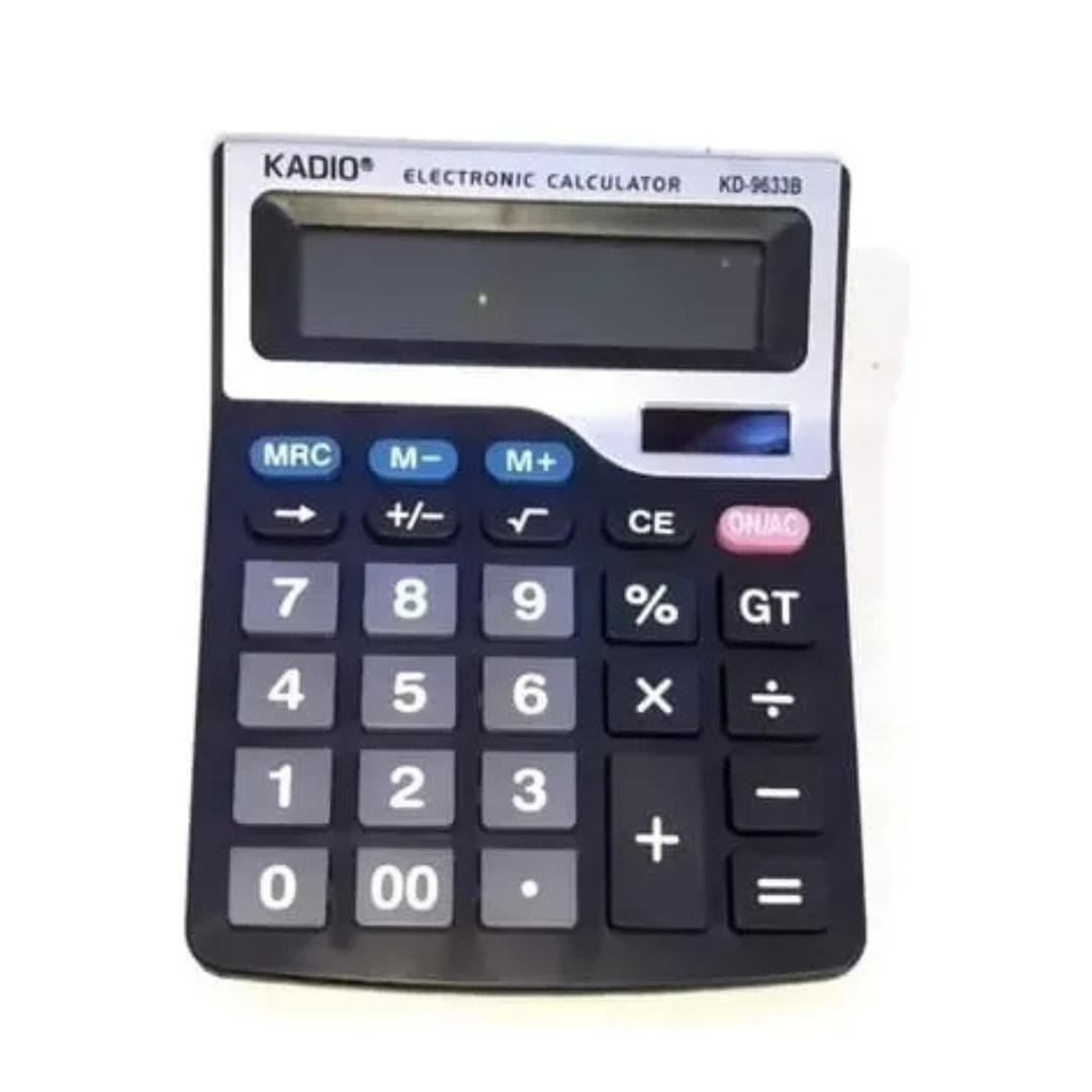 Kadio - Calculadora Electronica Kd-9633B Negro