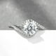 thumbnail image 1 of Elegant Moissanite Twisted Wedding Ring - 925 Silver Engagement and Anniversary Jewelry for Women - Perfect Bride Gift, 1 of 4