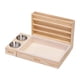 thumbnail image 4 of Comedero De Heno Para Conejos Con Caja De Arena Y Dispensador De Comida Para Exteriores De Madera., 4 of 6