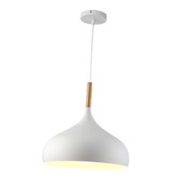 Magideal - Pantalla De Lámpara Colgante, Pantalla De Lámpara Elegante, Cubierta De Luz, Cubierta De Jaula De Bombilla Para Decoración De Pasillo De Baño De Hotel Blanco