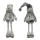 thumbnail image 1 of Mono Nieve Navidad Patas Largas Plateado 35 cm, 1 of 3
