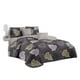 thumbnail image 1 of Cubrecama Quilt Verano 1.5 Plazas - Gris Hojas Otoñales KFL583, 1 of 3