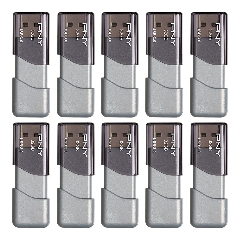 Unidad Flash Usb Pny Turbo Attaché 3 32 Gb Usb 3.0 Silver X10