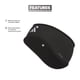 thumbnail image 2 of Diadema adidas Alphaskin negra/plata reflectante F23, 2 of 7