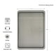 thumbnail image 2 of Bandeja para hornear KitchenAid Contour de acero aluminizado plateado, 2 of 3