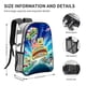 thumbnail image 2 of SpongeBob Mochila transparente temática, resistente y duradera, bolsa see-through para trabajo, deporte, universidad y viaje, 31 × 43 cm, 2 of 6
