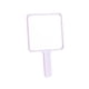 thumbnail image 1 of Espejo De Mano Con Mango Pequeño Espejo De Maquillaje Para Novia Dormitorio Niñas Violeta Claro, 1 of 5