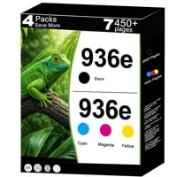 Paquete Combinado De Cartuchos De Tinta Kuf 936E 936Xl Para Hp Officejet