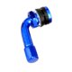 thumbnail image 3 of cnc aluminio motocicleta scooter llanta rueda aire neumático llanta vástago azul, 3 of 4