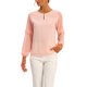 thumbnail image 1 of INSPIRE CHIC Blusa de Chifón para Mujer de Regreso a Clases Cuello con Abertura Manga de Patchwork Elegante Top de Trabajo S Rosa Claro, 1 of 6