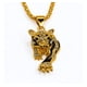 thumbnail image 3 of Collar Leopardo Acecho, Acero Inoxidable/circonitas, Regalo Dorado, 3 of 4