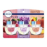 Ambientador Febreze Plug In, Aroma Antiolor, 3 Recambios