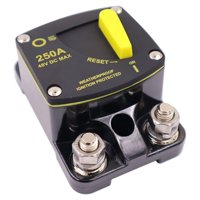 Bothyi - Fusible De Reinicio Del Disyuntor De Audio Estéreo De Barco Marino Para Coche De 12V- 48V 250A