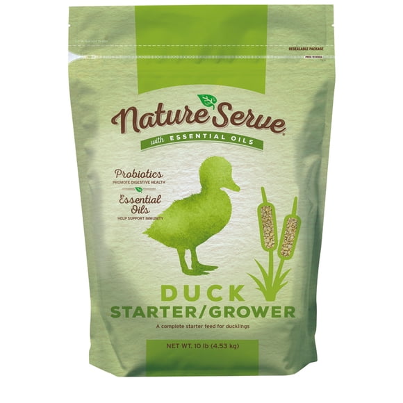 Alimento para cultivador/iniciador NatureServe Duck, 4,54 kg