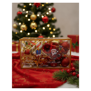 Genérico - Pack Accesorios Para Arbol De Navidad Bolas Pinos Mix Colores