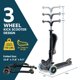 thumbnail image 2 of Scooter de 3 ruedas Lifemaster plegable con asiento y ruedas LED, 2 of 7