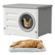 thumbnail image 1 of Casa para gatos exterior WOWOTOZN impermeable y aislada, 1 of 8