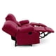 thumbnail image 3 of Bergere Perugia Reclinable 3 Cuerpos Tela Velvet Burdeo, 3 of 8