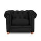 thumbnail image 1 of Sofa Florencia 1C Tela Velvet Negro, 1 of 3